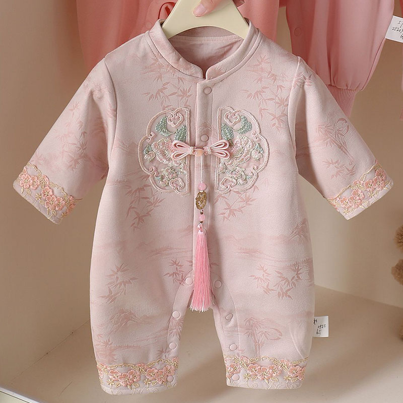 Newborn Baby Girl Romper Floral - Tutina per Neonata Primavera-Autunno 2026, Stile