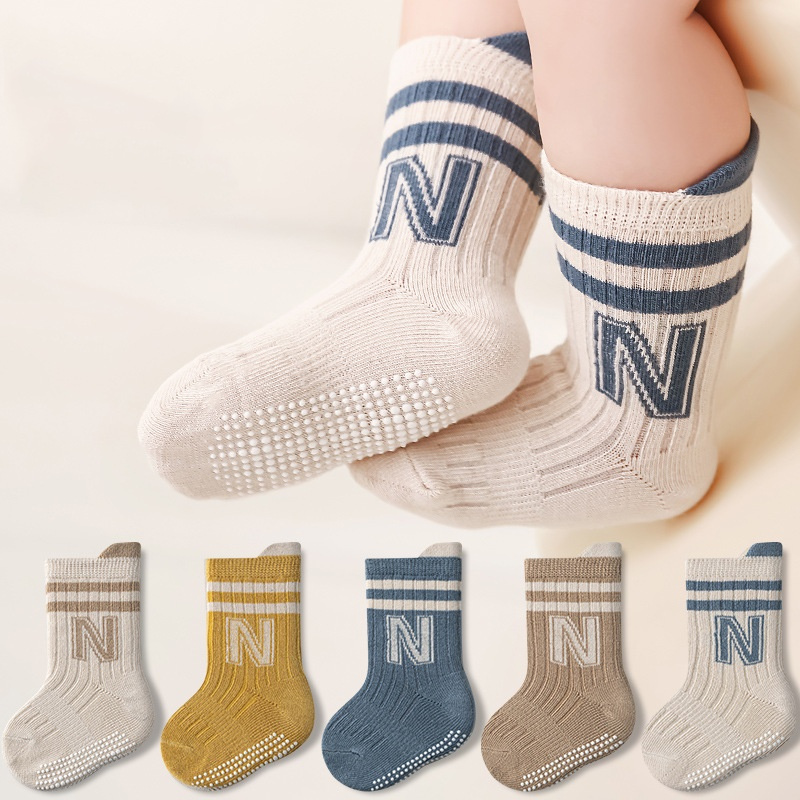 3 paia/lotto calzini da letter - Unisex Baby Socks Non Slip recensione e prezzo